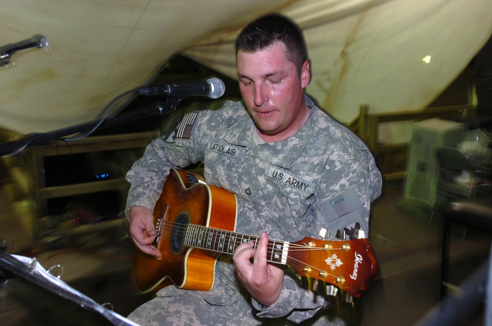 Battle of the Bands on Camp Victory