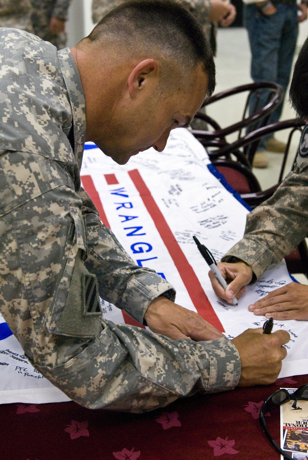 Rodeo stars round up support for deployed troops