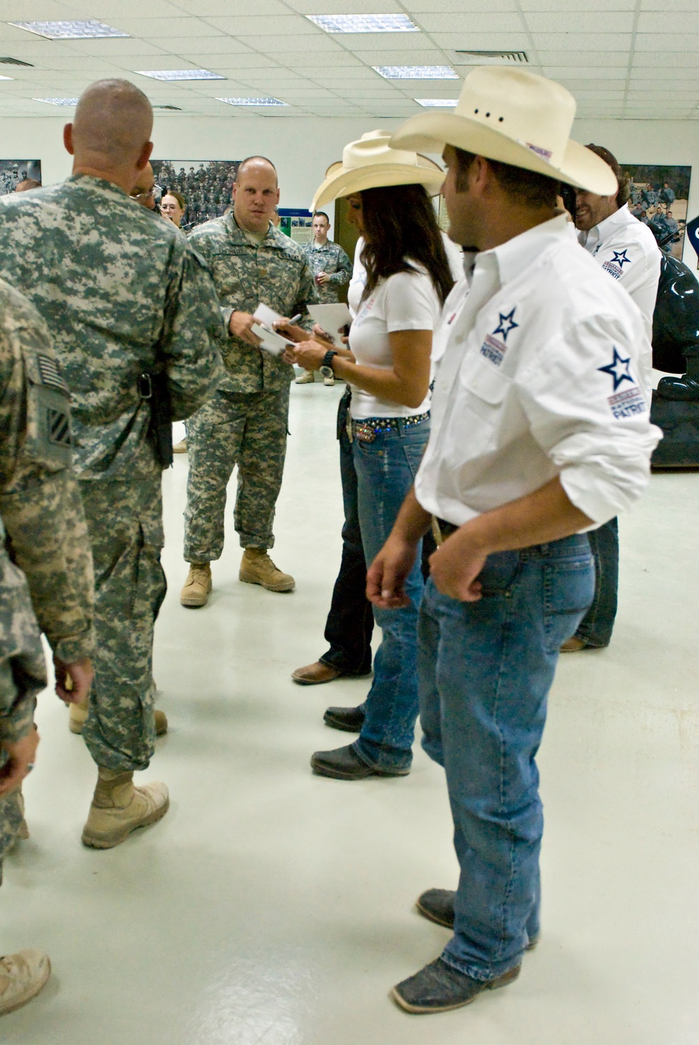 Rodeo stars round up support for deployed troops