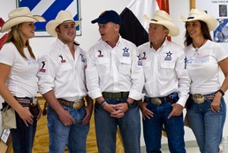 Rodeo stars round up support for deployed troops