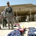 U.S. flags unveiled over Victory Over America Palace, Memorial Day