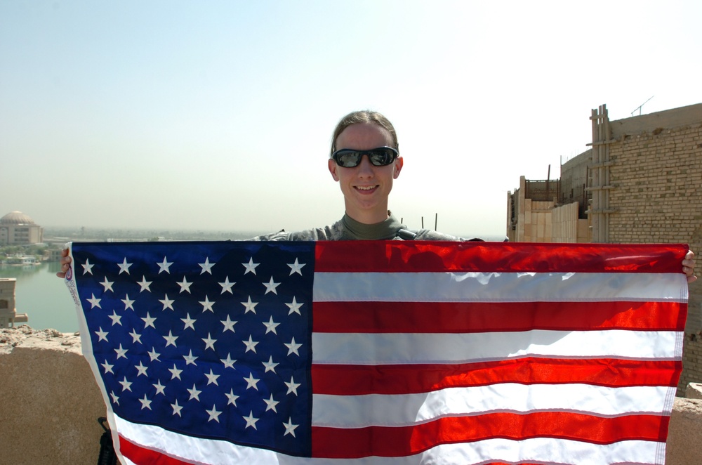 U.S. Flags Unveiled Over Victory Over America Palace, Memorial Day