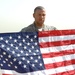 U.S. flags unveiled over Victory Over America Palace, Memorial Day