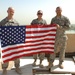 U.S. flags unveiled over Victory Over America Palace, Memorial Day