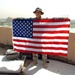 U.S. flags unveiled over Victory Over America Palace, Memorial Day