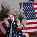 U.S. flags unveiled over Victory Over America Palace, Memorial Day