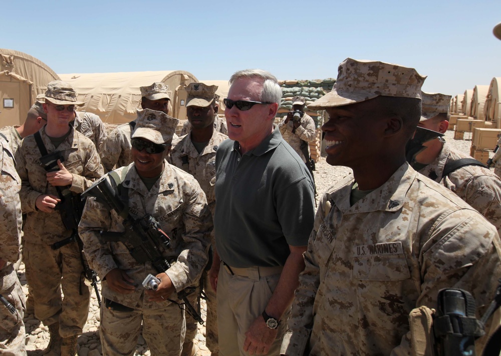 SECNAV Takes Battle Space Tour, Visits Delaram II
