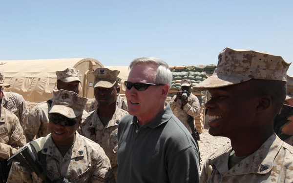SECNAV Takes Battle Space Tour, Visits Delaram II