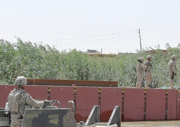 Bridge to the Future Under Construction in Central Iraq