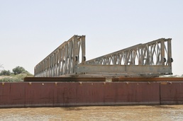 Bridge to the Future Under Construction in Central Iraq