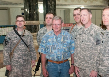 Senators and Representatives visit Soldiers at Al Faw Palace