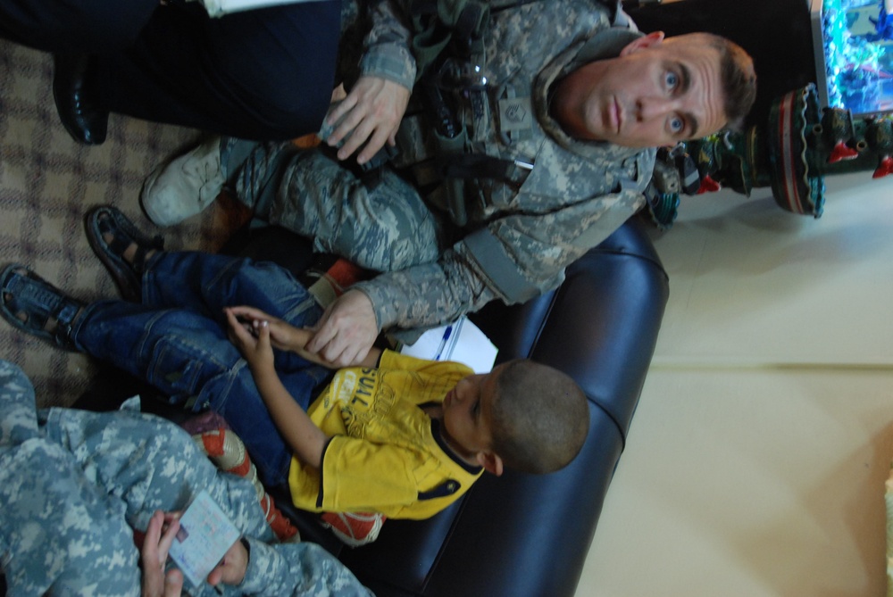 Medic Visits Father to Help Ailing Son
