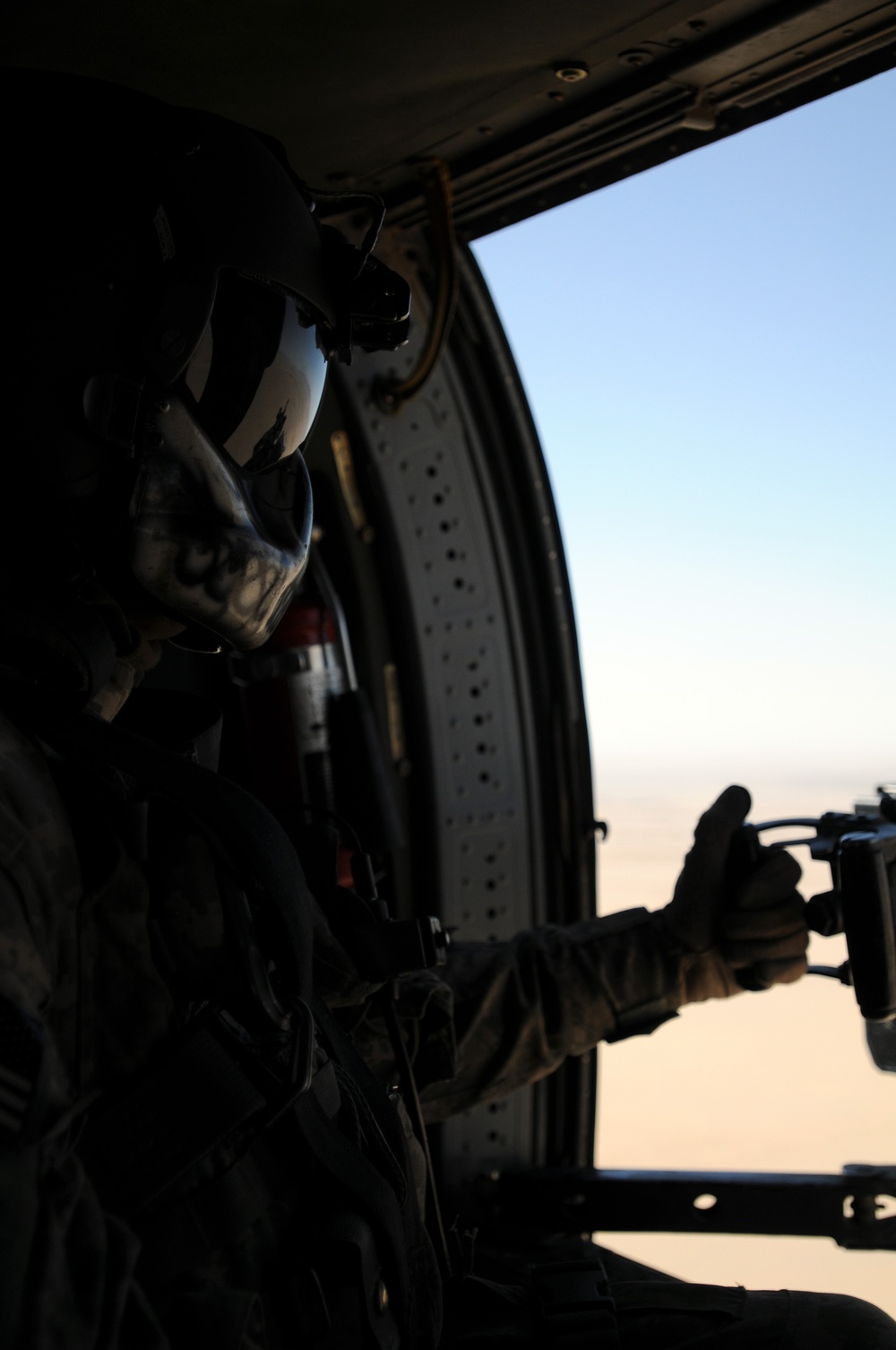 101st CAB Door Gunner, Staff Sgt. David Senft