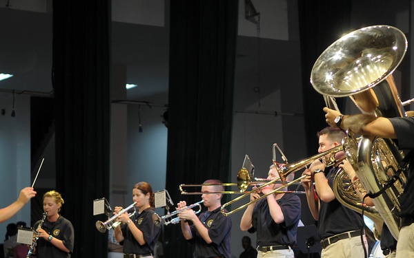 Quy Nhon, U.S. Pacific Fleet band concert