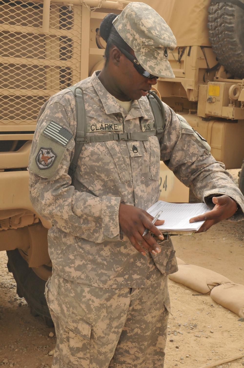 62nd Chemical Company escorts MRAPS going into Afghanistan