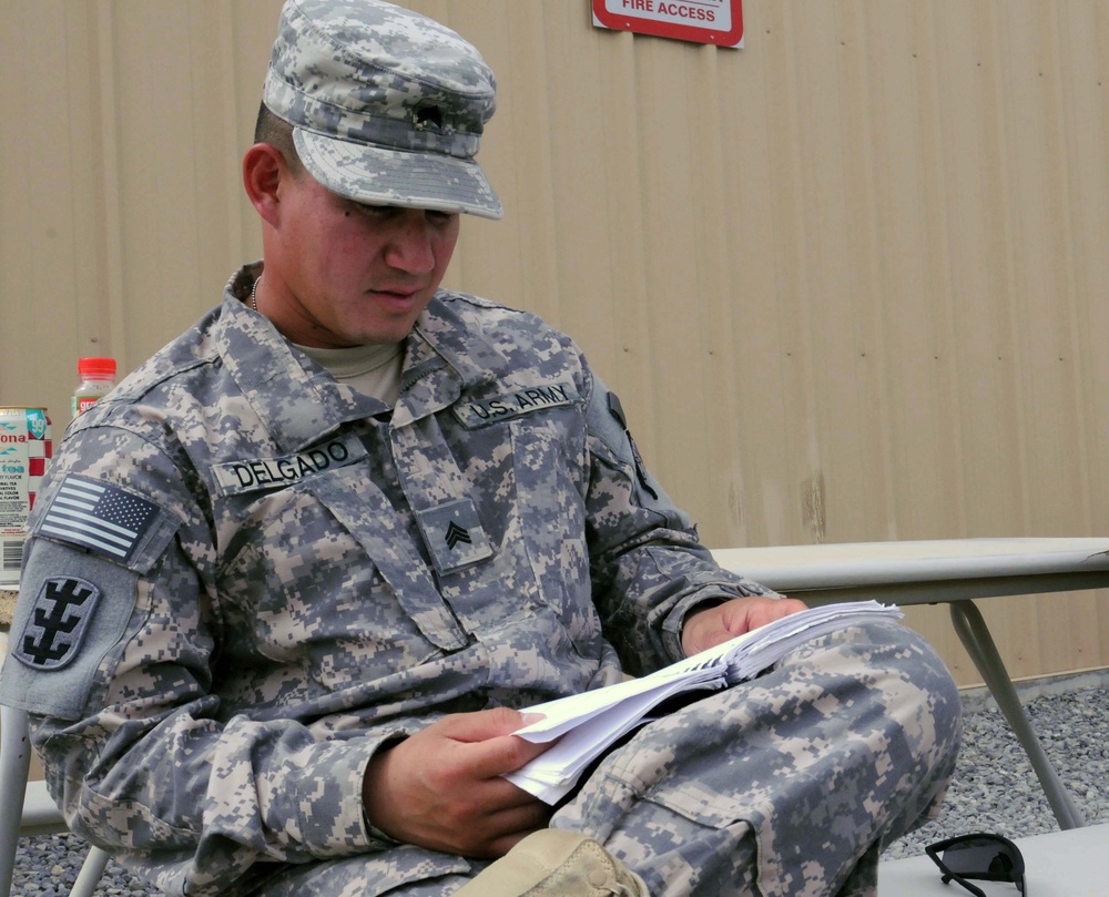 1st Theater Support Command holds theater-wide Soldier of the Year board