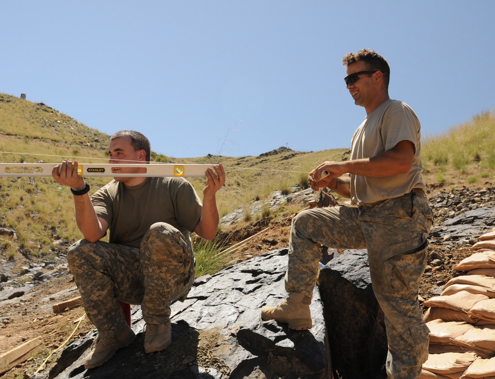 Soldiers put their skills to constructive use