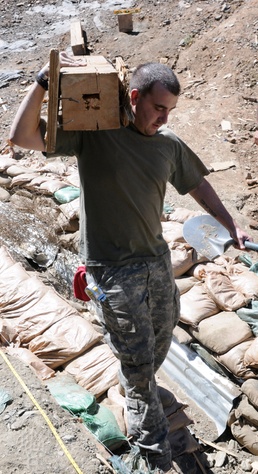 Soldiers put their skills to constructive use