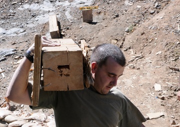 Soldiers put their skills to constructive use