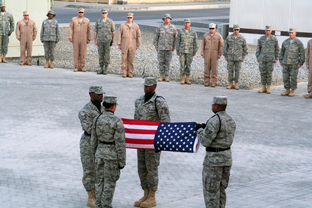 380th Air Expeditionary Wing Observes Memorial Day