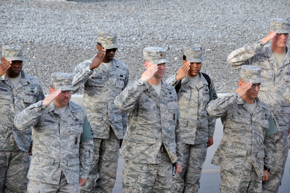 380th Air Expeditionary Wing Observes Memorial Day