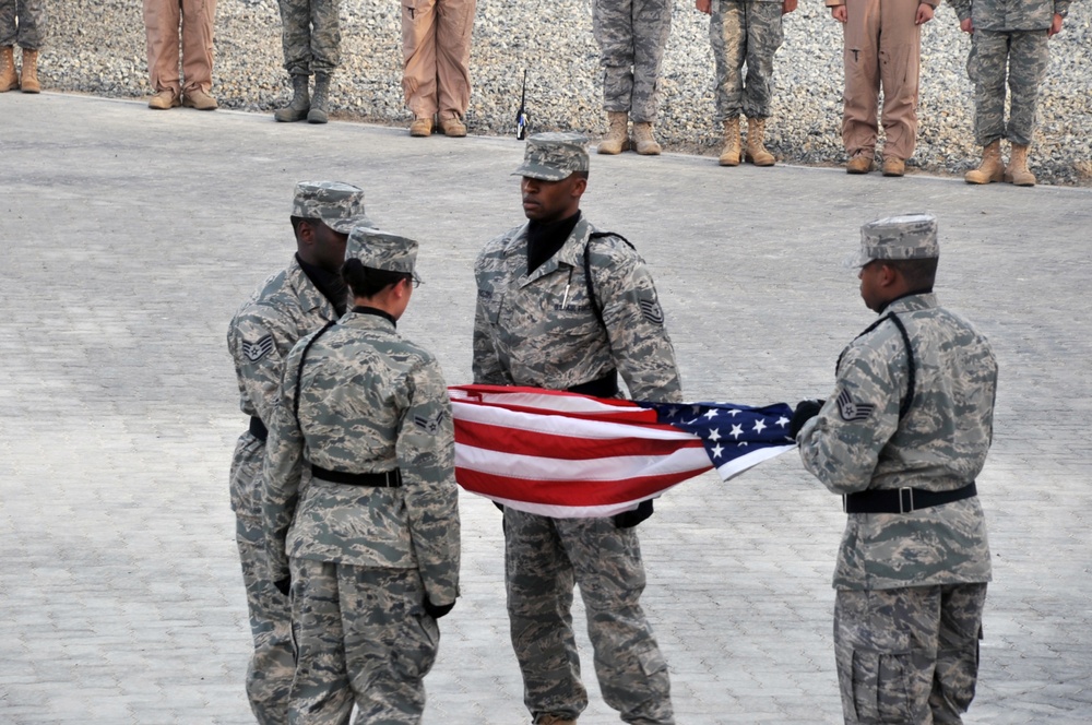 380th Air Expeditionary Wing Observes Memorial Day