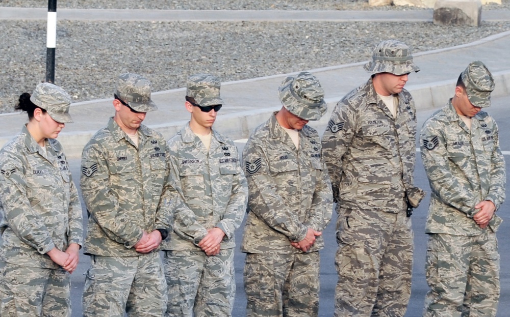 380th Air Expeditionary Wing Observes Memorial Day