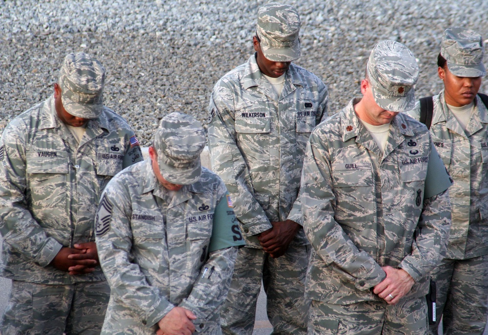 380th Air Expeditionary Wing Observes Memorial Day