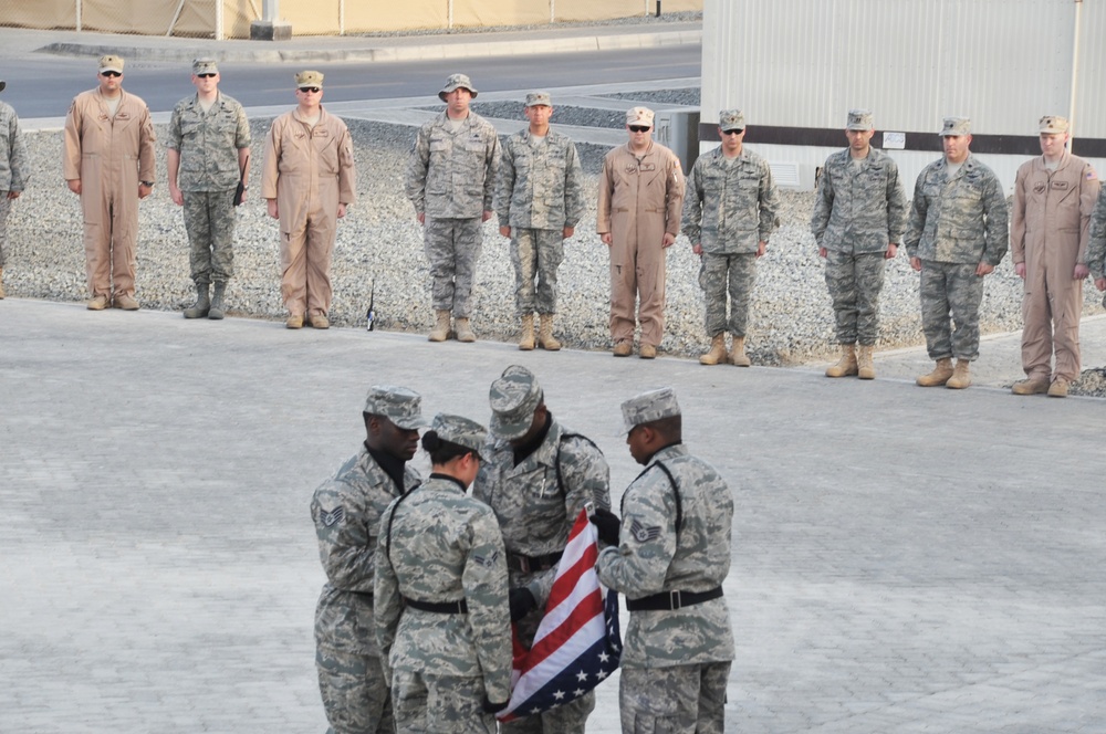 380th Air Expeditionary Wing Observes Memorial Day