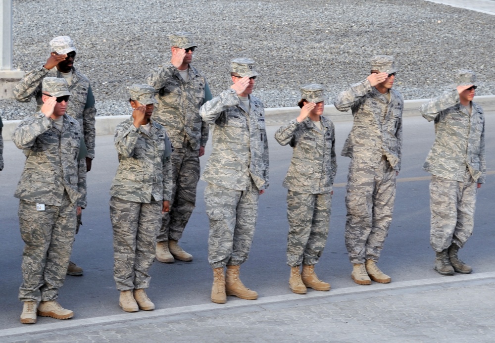 380th Air Expeditionary Wing Observes Memorial Day