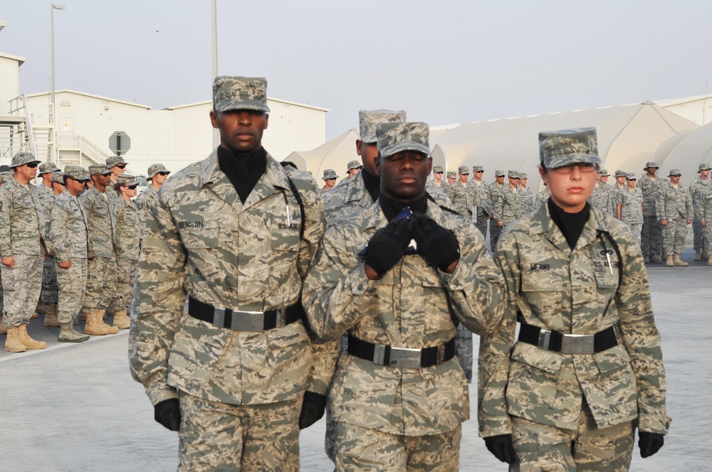 380th Air Expeditionary Wing Observes Memorial Day