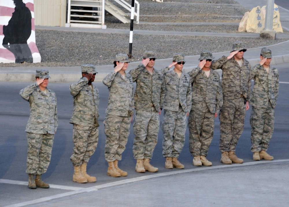 380th Air Expeditionary Wing Observes Memorial Day