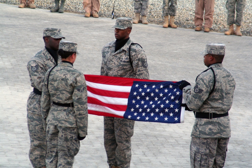 380th Air Expeditionary Wing Observes Memorial Day