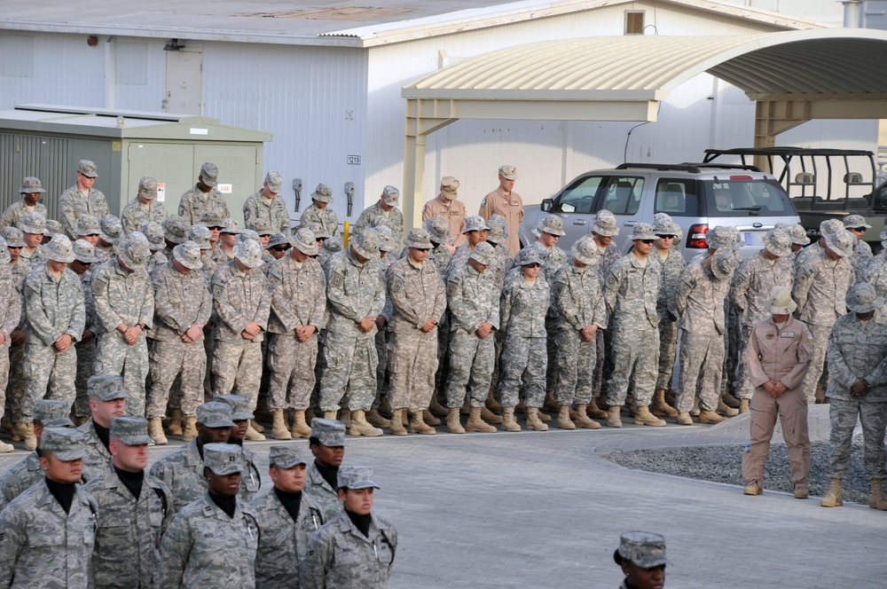 380th Air Expeditionary Wing Observes Memorial Day