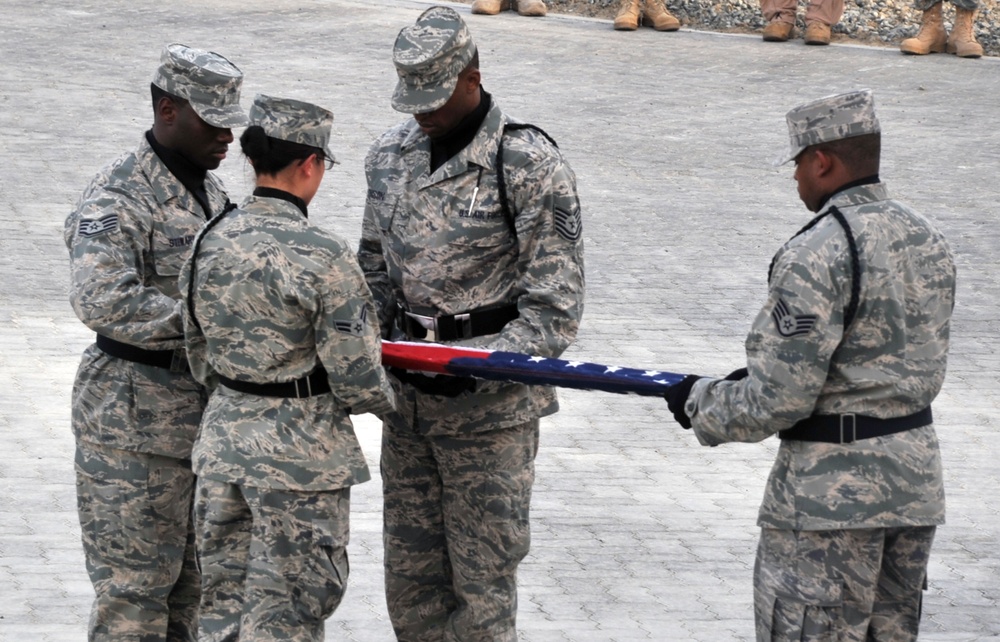 380th Air Expeditionary Wing Observes Memorial Day