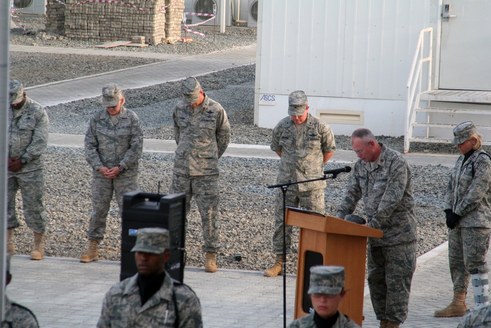 380th Air Expeditionary Wing Observes Memorial Day