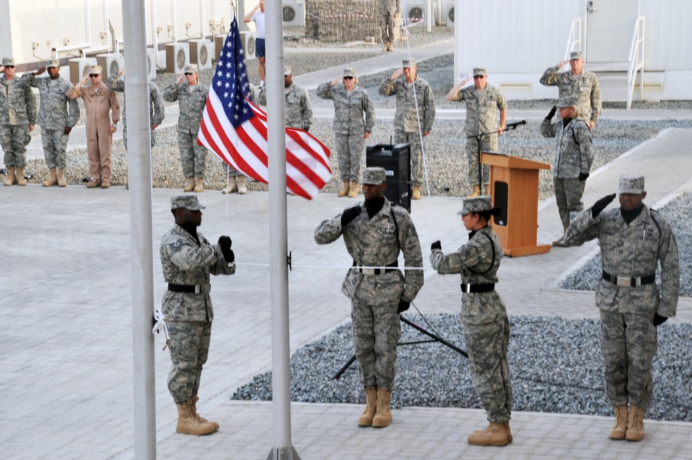 380th Air Expeditionary Wing Observes Memorial Day