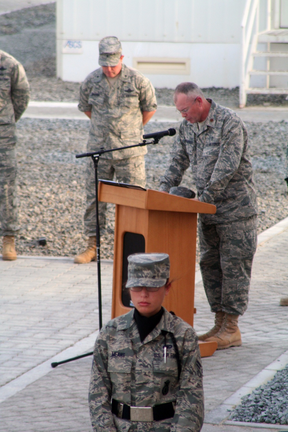 380th Air Expeditionary Wing Observes Memorial Day