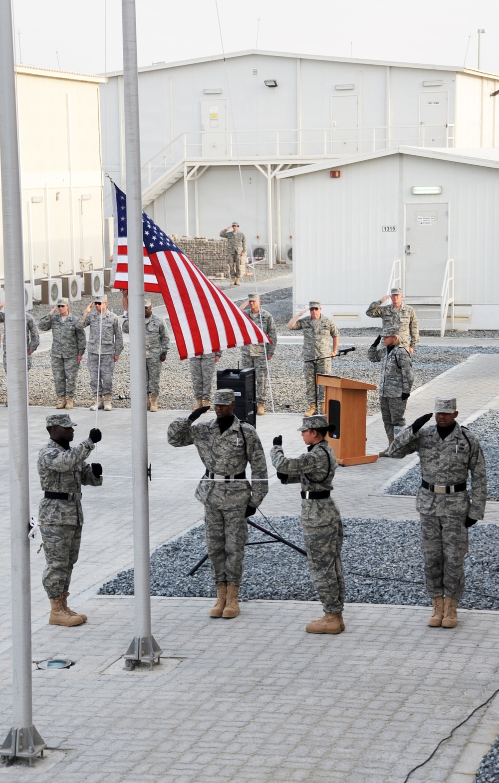 380th Air Expeditionary Wing Observes Memorial Day