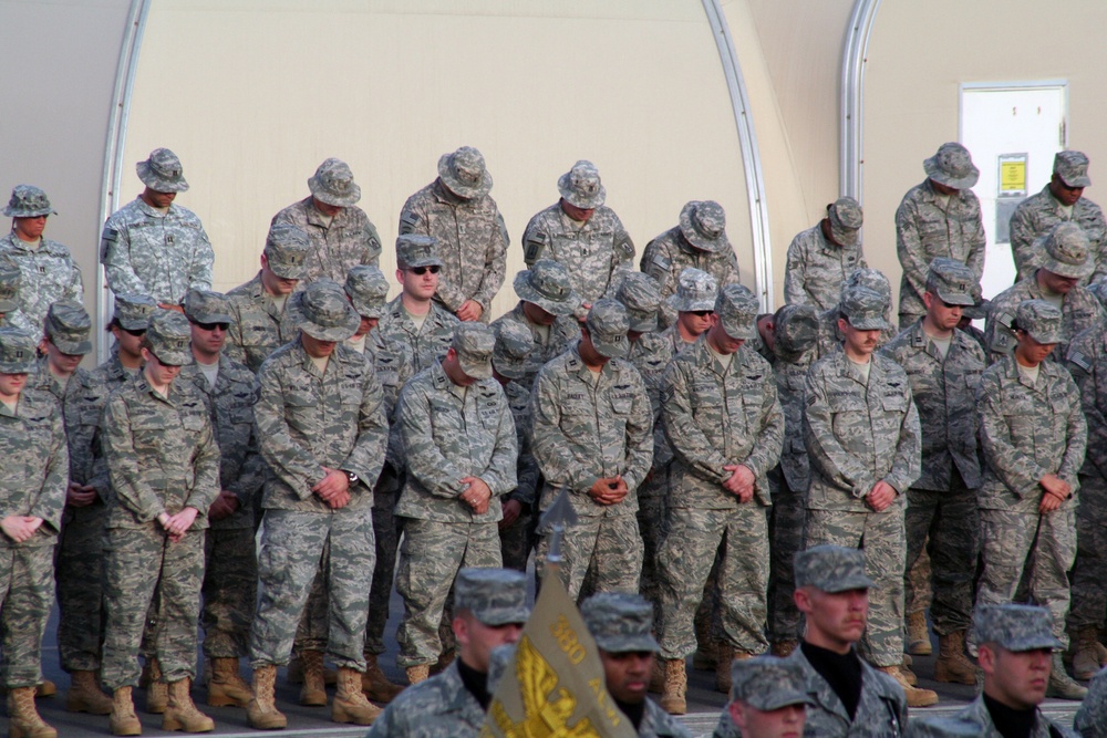 380th Air Expeditionary Wing Observes Memorial Day