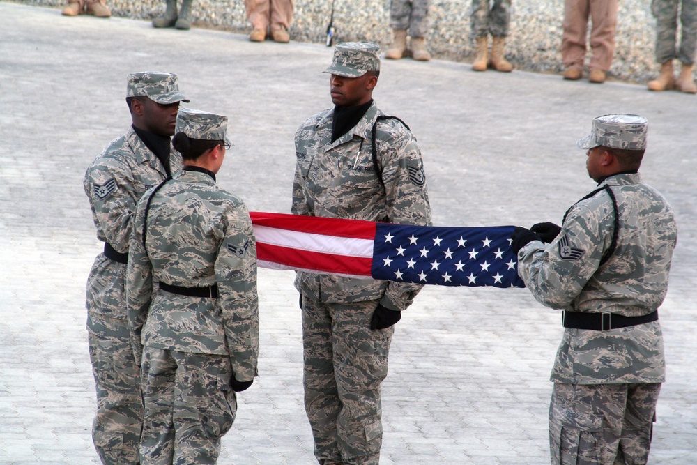 380th Air Expeditionary Wing Observes Memorial Day