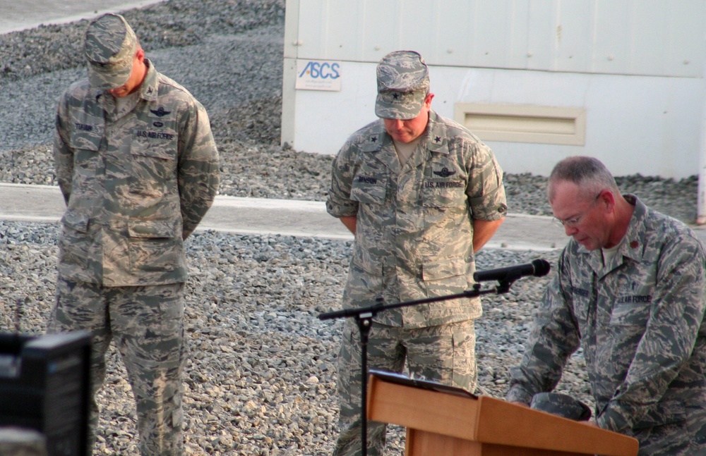 380th Air Expeditionary Wing Observes Memorial Day