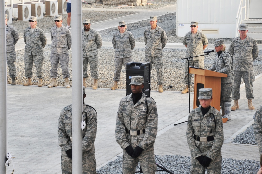 380th Air Expeditionary Wing Observes Memorial Day