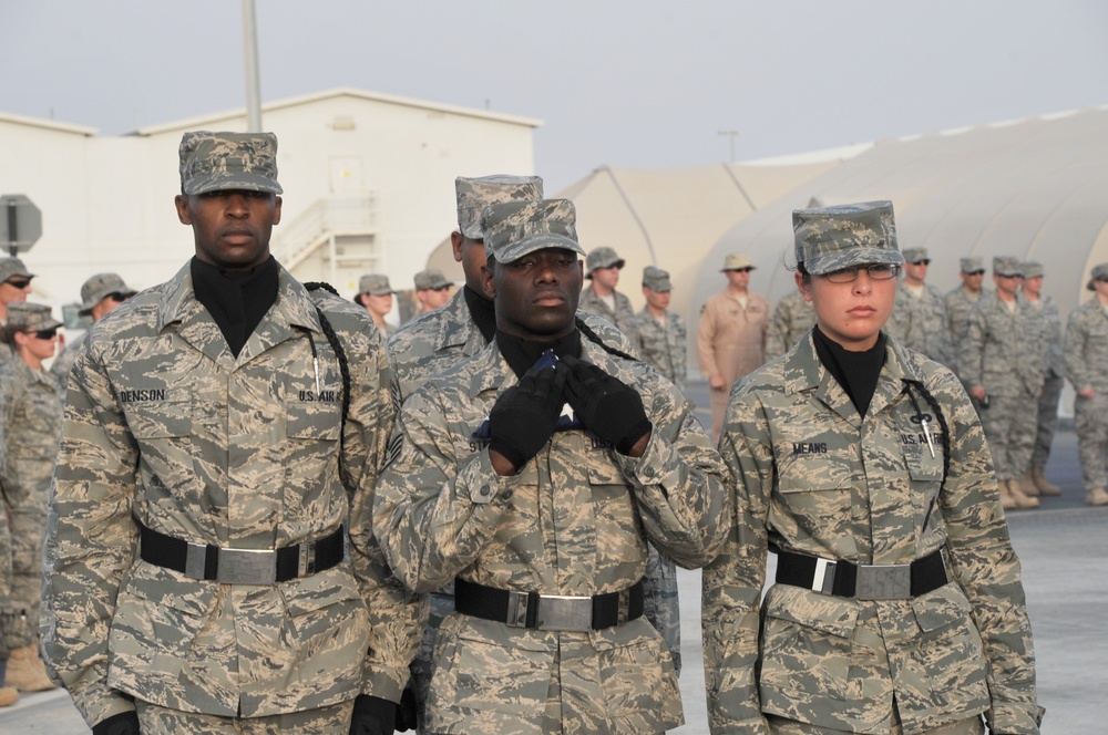 380th Air Expeditionary Wing Observes Memorial Day