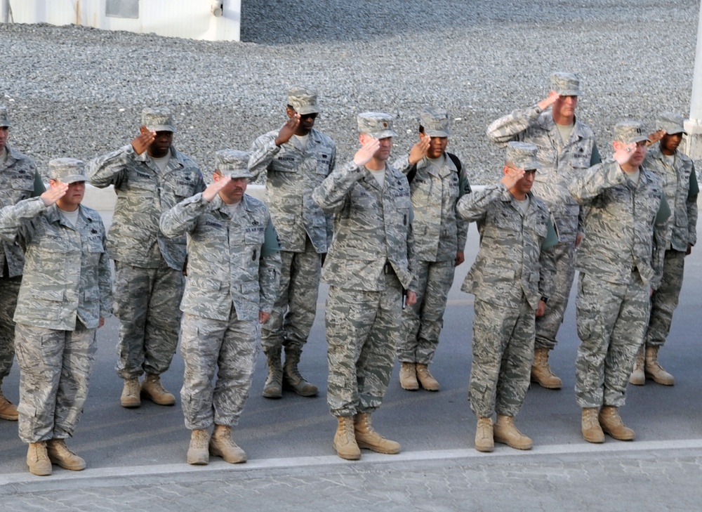 380th Air Expeditionary Wing Observes Memorial Day