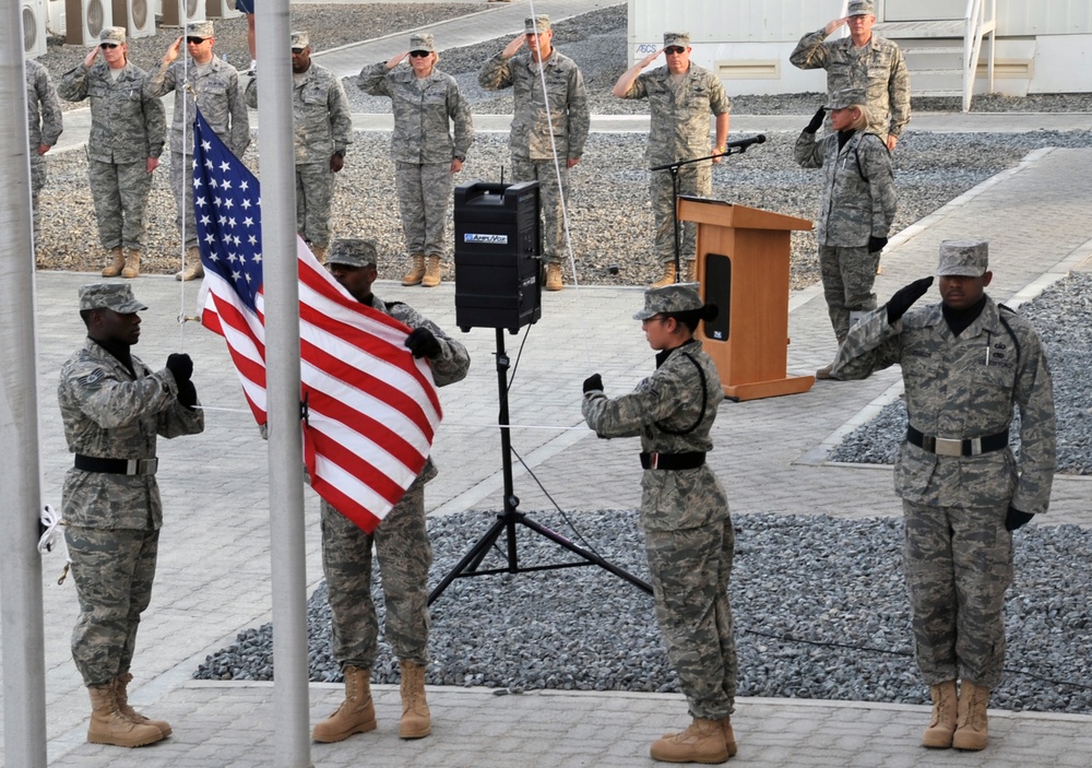 380th Air Expeditionary Wing Observes Memorial Day