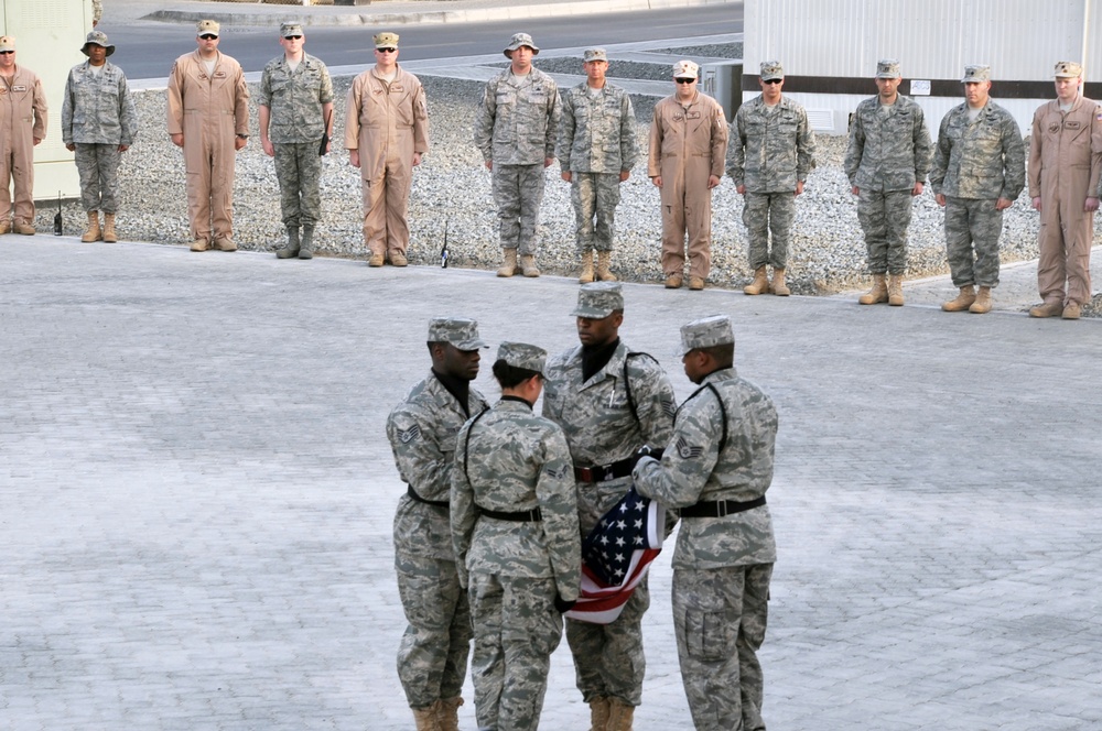 380th Air Expeditionary Wing Observes Memorial Day