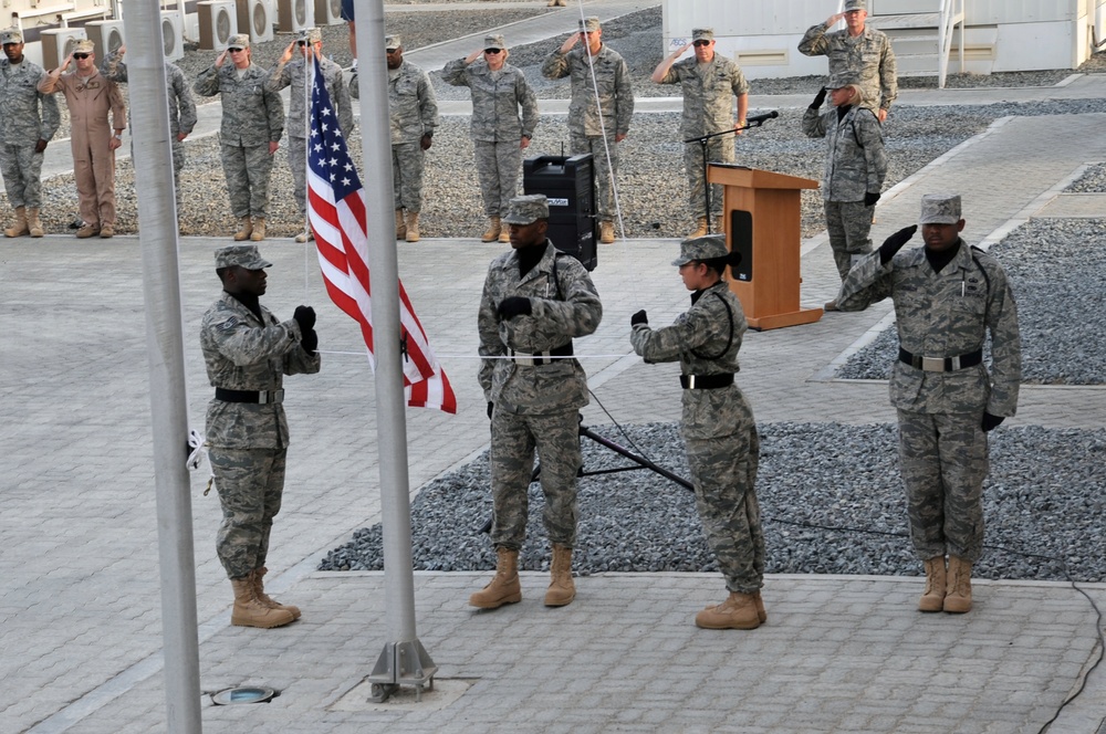 380th Air Expeditionary Wing Observes Memorial Day