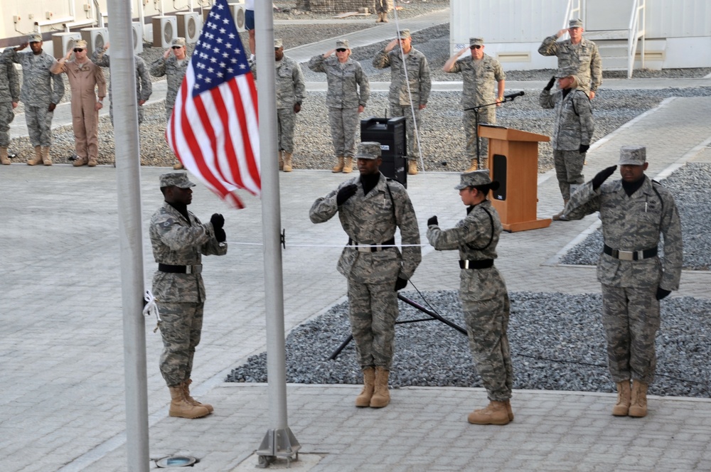 380th Air Expeditionary Wing Observes Memorial Day