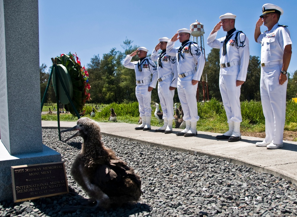 Sailors head to Midway to commemorate battle